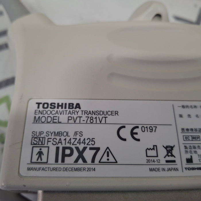 Toshiba PVT-781VT Endocavity Transducer