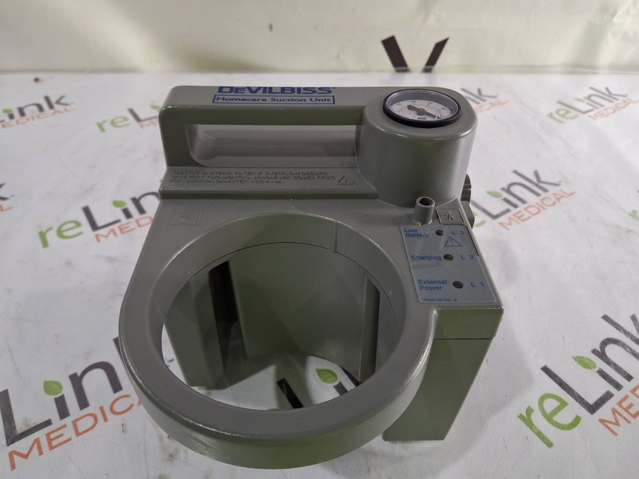 DeVilbiss Healthcare DeVilbiss Healthcare HomeCare Suction Unit Compact Medical Suctioning Device Respiratory reLink Medical