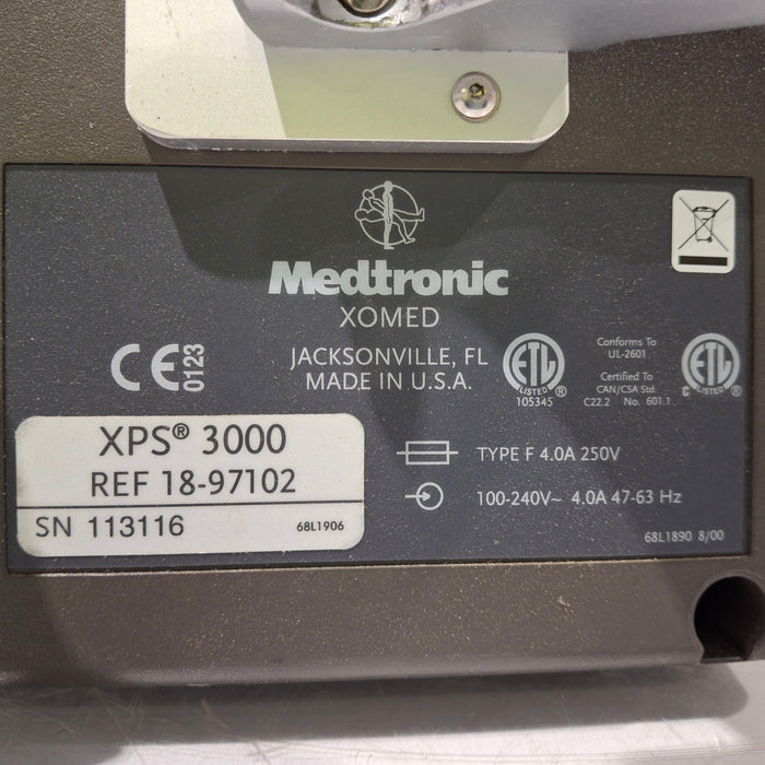 Medtronic XOMED XPS 3000 Shaver Console