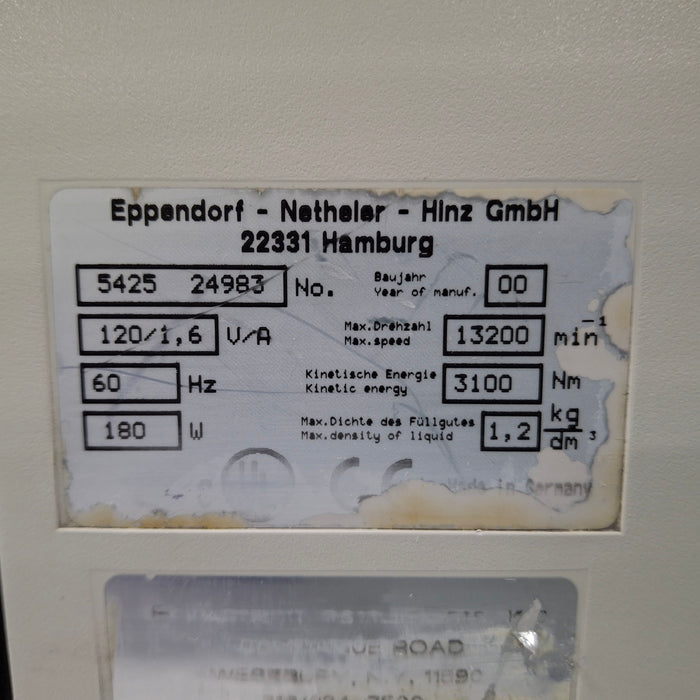 Eppendorf 5415D Centrifuge