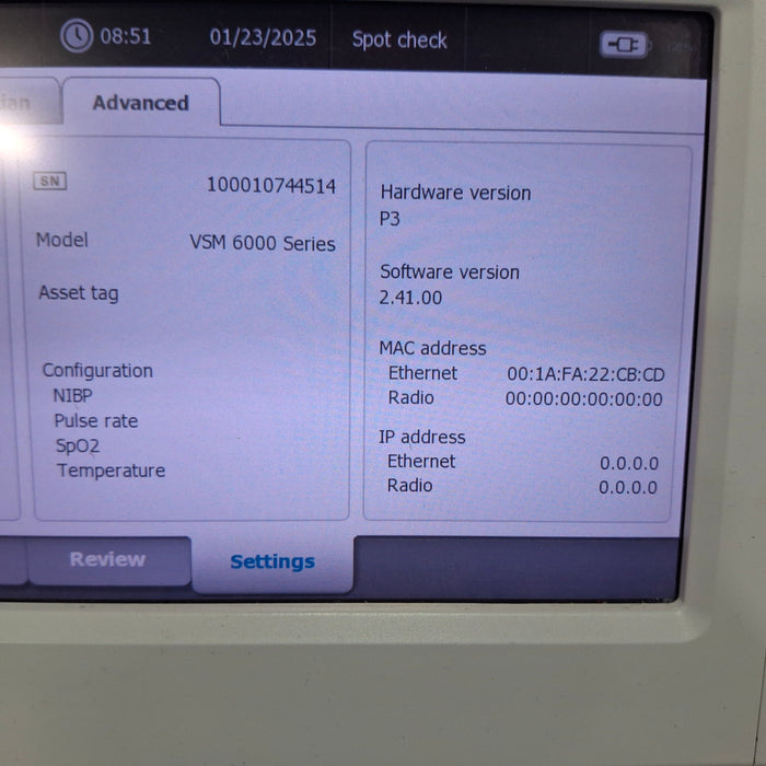 Welch Allyn Welch Allyn Connex 6800 - Nellcor SpO2, SureTemp Vital Signs Monitor Patient Monitors reLink Medical