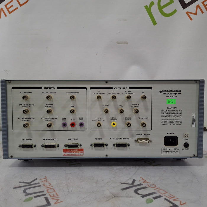 Axon Instruments Axon Instruments AxoClamp 2B Microelectrode Clamp Test Equipment reLink Medical