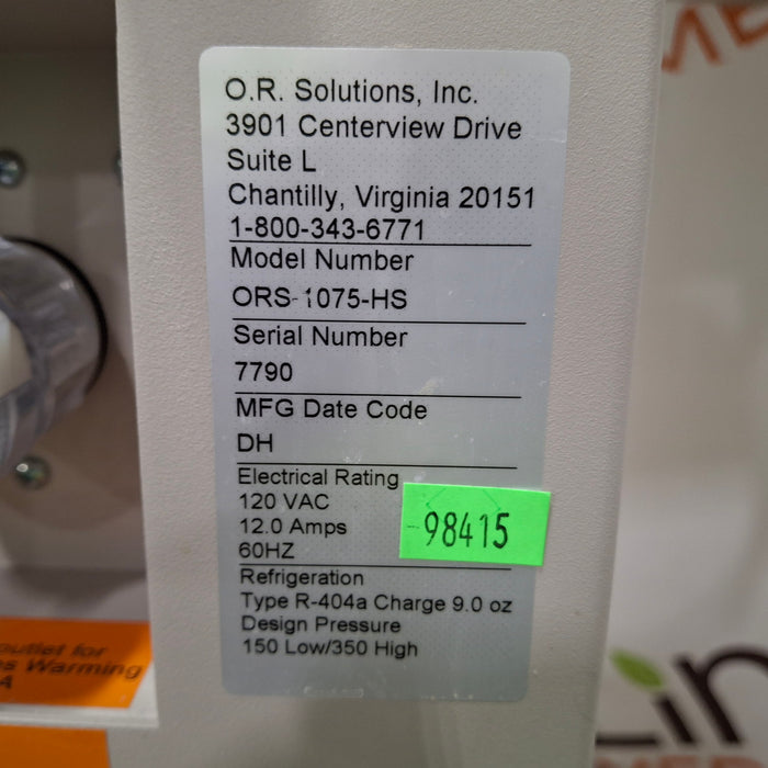 OR Solutions OR Solutions ORS-2038D Solution Warmer Surgical Equipment reLink Medical