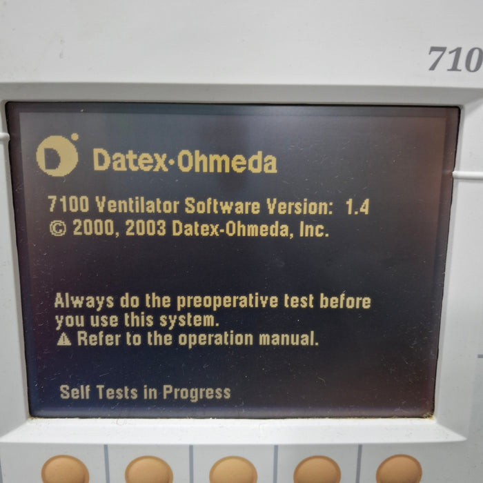 Datex-Ohmeda Aestiva 5 w/7100 Vent Anesthesia Machine