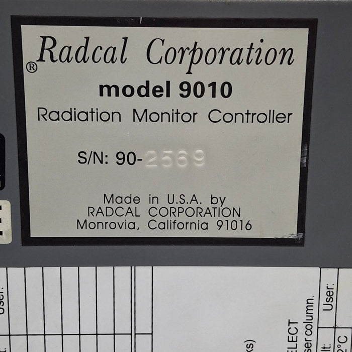 RadCal 9010 Radiation Monitor Controller
