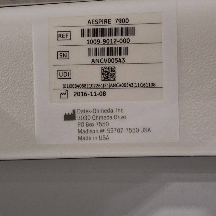 Datex-Ohmeda Aespire 7900 Anesthesia Unit