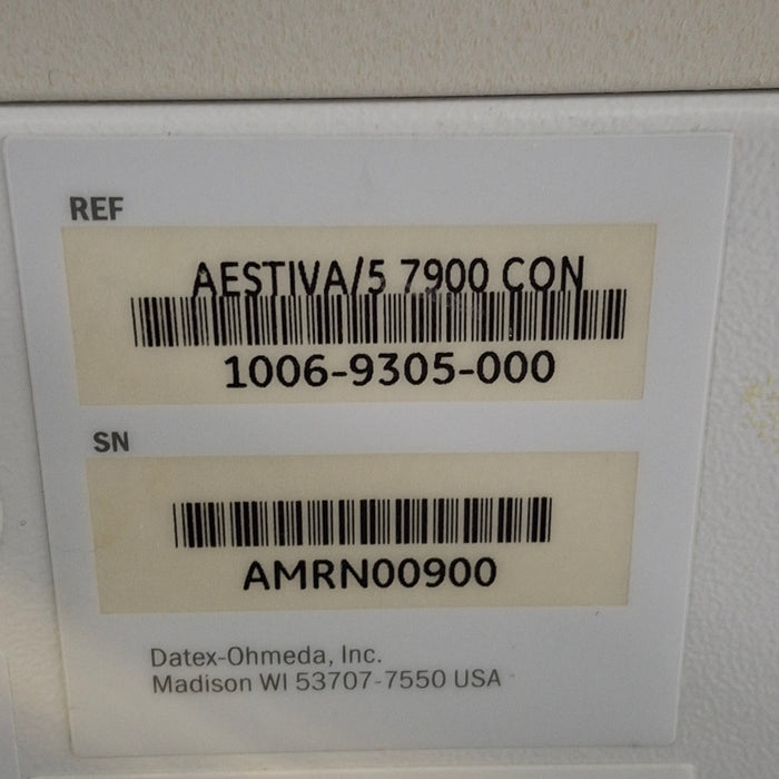 GE Healthcare Aespire S/5 7900 Anesthesia Unit