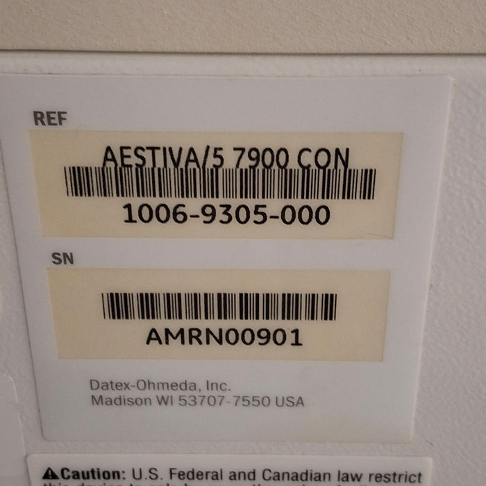 Datex-Ohmeda Aestiva 5 Anesthesia Unit