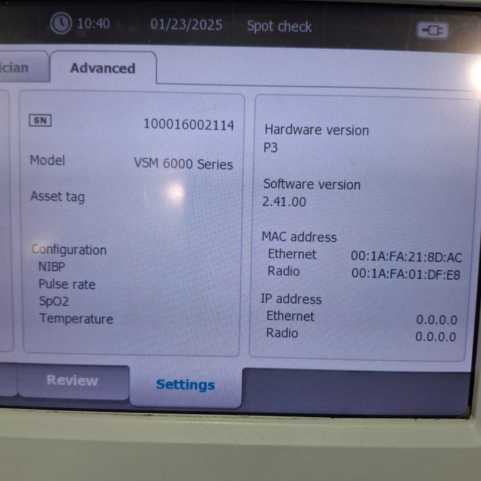 Welch Allyn Welch Allyn Connex 6800 - Nellcor SpO2, SureTemp Vital Signs Monitor Patient Monitors reLink Medical