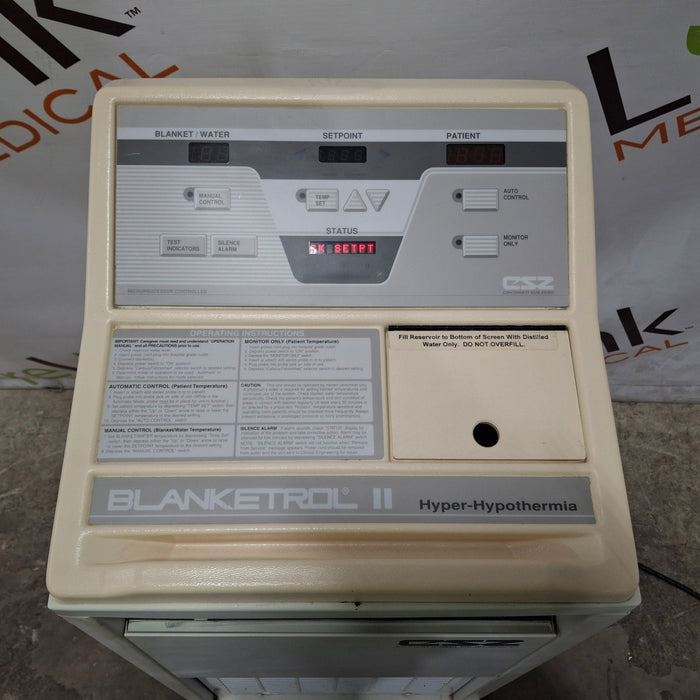 Cincinnati Sub-Zero CSZ Cincinnati Sub-Zero CSZ Blanketrol II Hyper/Hyporthermia Unit Temperature Control Units reLink Medical