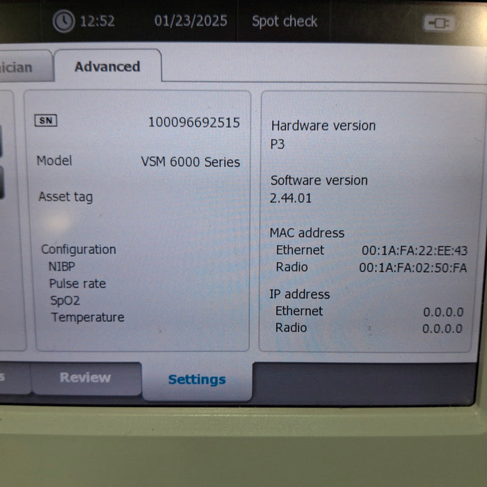 Welch Allyn Welch Allyn Connex 6800 - Nellcor SpO2, SureTemp Vital Signs Monitor Patient Monitors reLink Medical