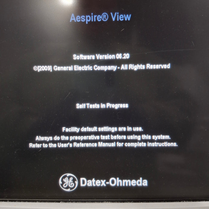 GE Healthcare Aespire View Anesthesia System