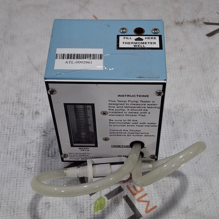 Stryker Stryker TPT9 Water Flow & Temperature Tester Research Lab reLink Medical
