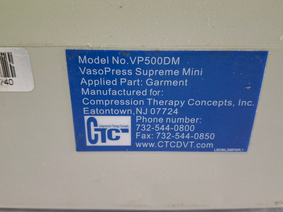 CTC CTC VasoPress Supreme Mini VP500DM Pump Surgical Equipment reLink Medical