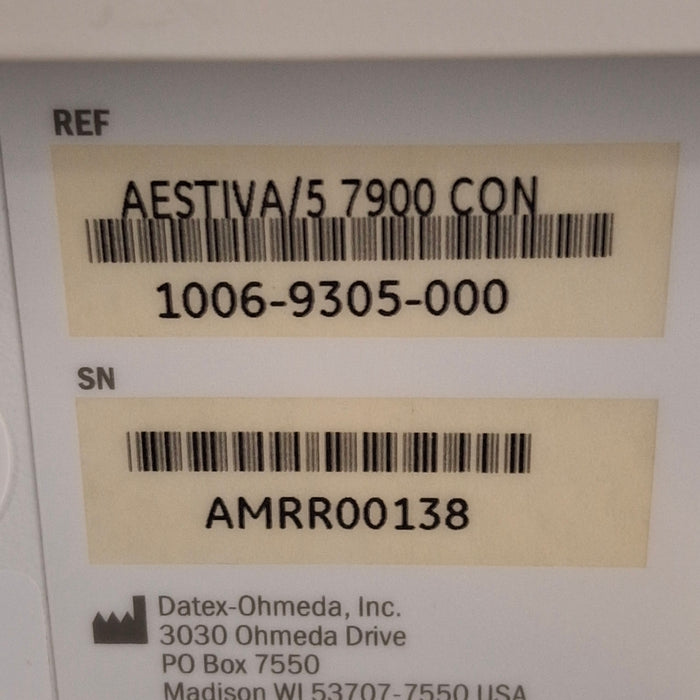 Datex-Ohmeda Aestiva 5 Anesthesia Unit