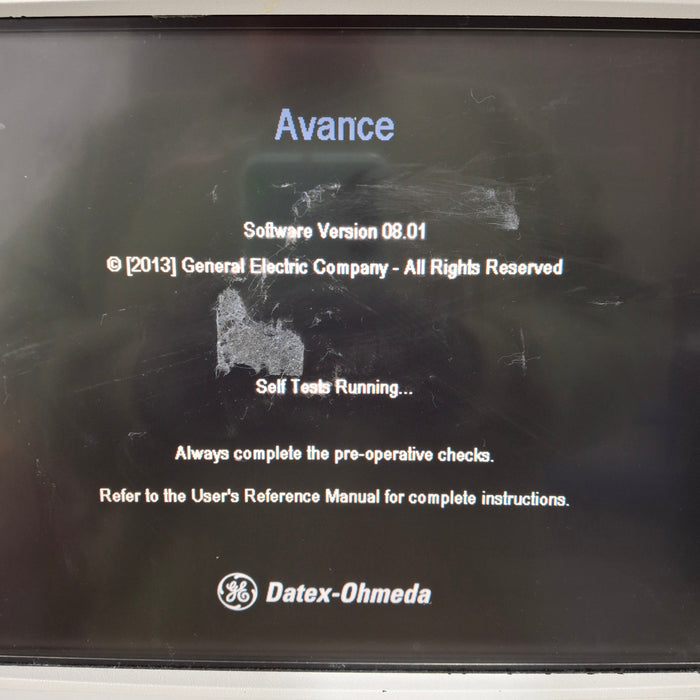 GE Healthcare S/5 Avance Anesthesia System