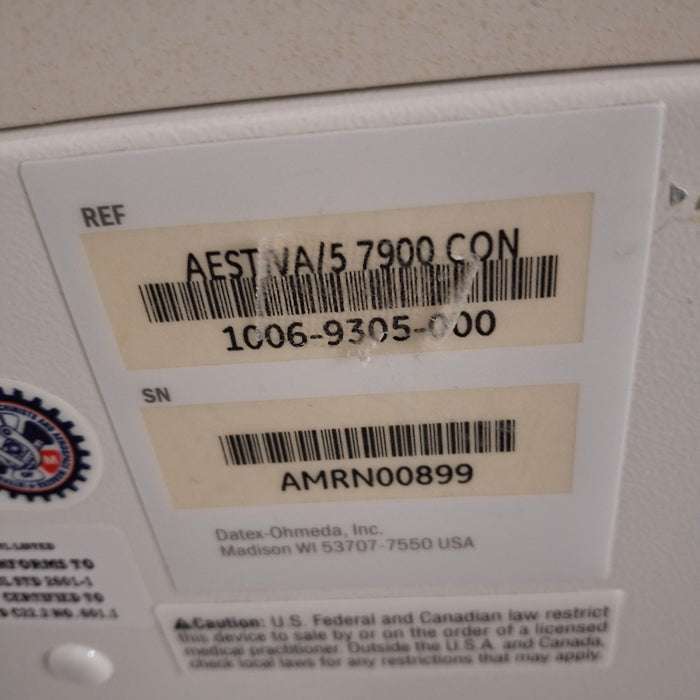 Datex-Ohmeda Aestiva 5 Anesthesia Unit