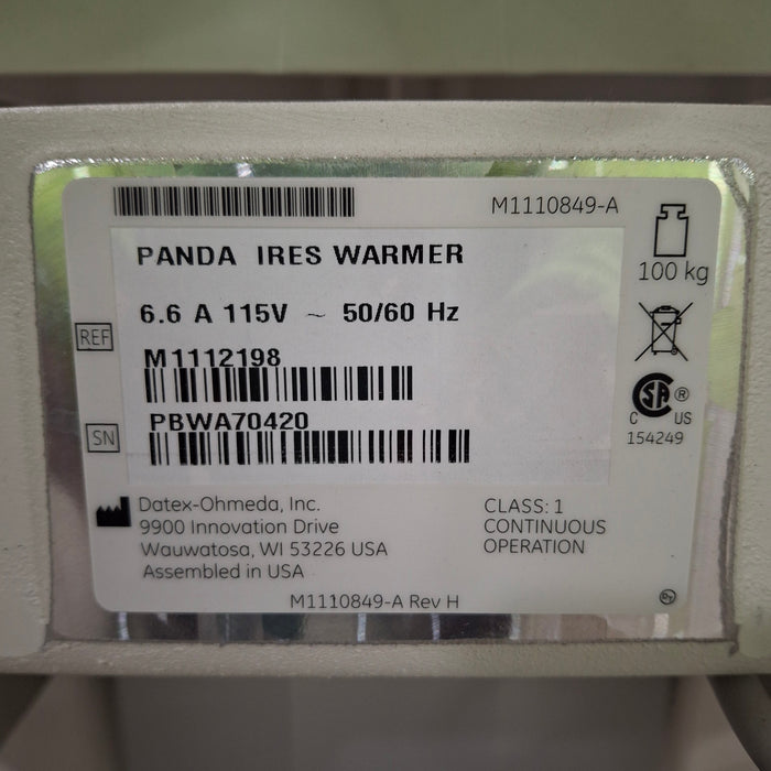 GE Healthcare Panda IRES Infant Warmer