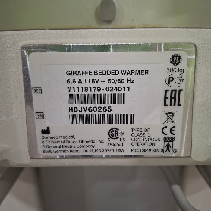 GE Healthcare Giraffe IRES Infant Warmer