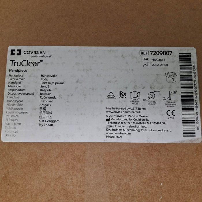 Covidien Covidien 7209807 TruClear Morcellator Handpiece Surgical Power Instruments reLink Medical