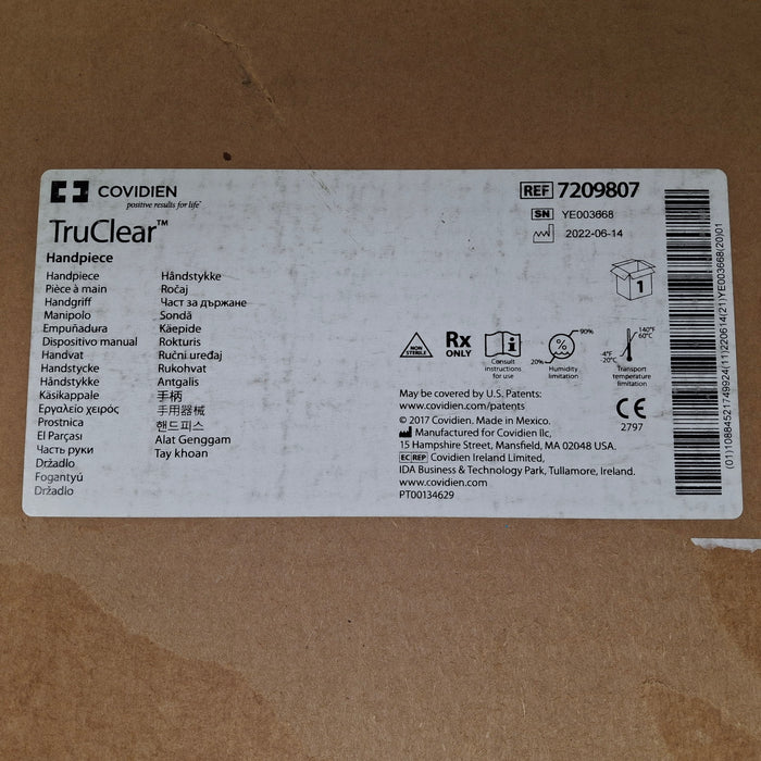 Covidien 7209807 TruClear Morcellator Handpiece