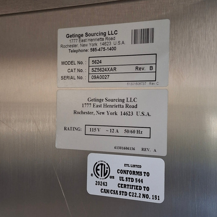 Getinge 5624 Warming Cabinet