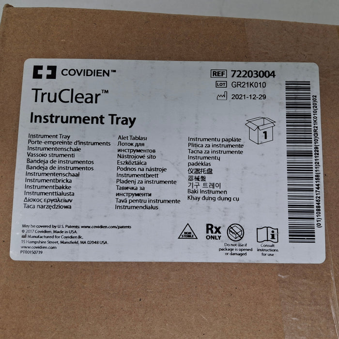 Covidien 72203004 TruClear Instrument Tray