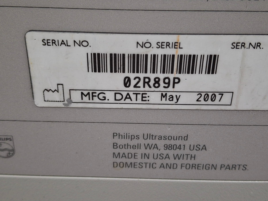 Philips IE33 A-E Cart Ultrasound