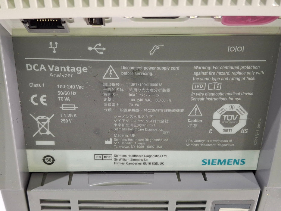 Siemens DCA Vantage Analyzer