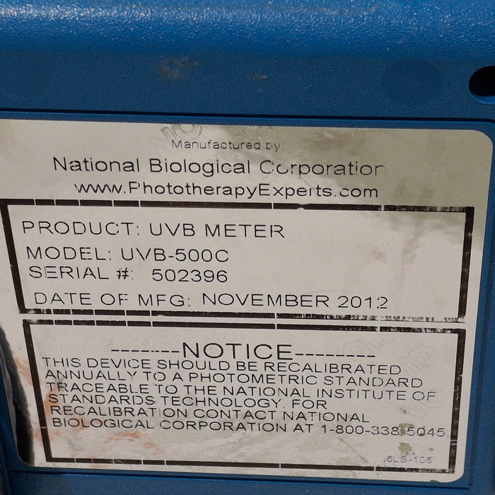 National Biological UVB Photo Therapy Meter