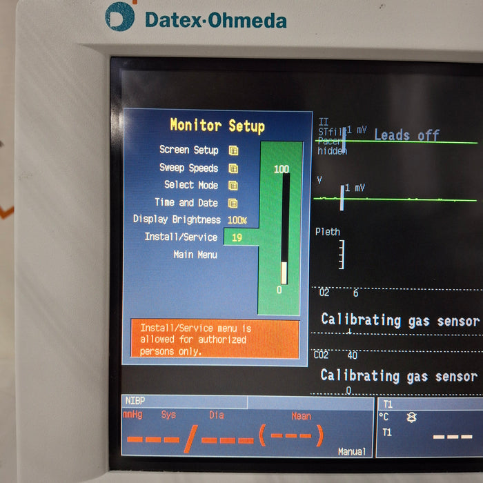 Datex-Ohmeda Cardiocap 5 Anesthesia Monitor