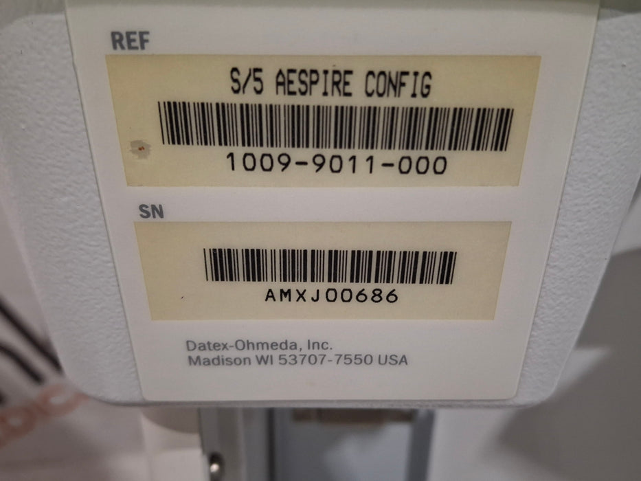 Datex-Ohmeda Datex-Ohmeda S/5 Aespire w/7100 Anesthesia Machine Anesthesia reLink Medical