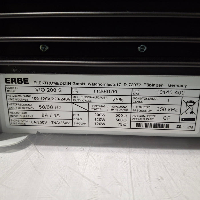 Erbe VIO 200S Electrosurgical Unit