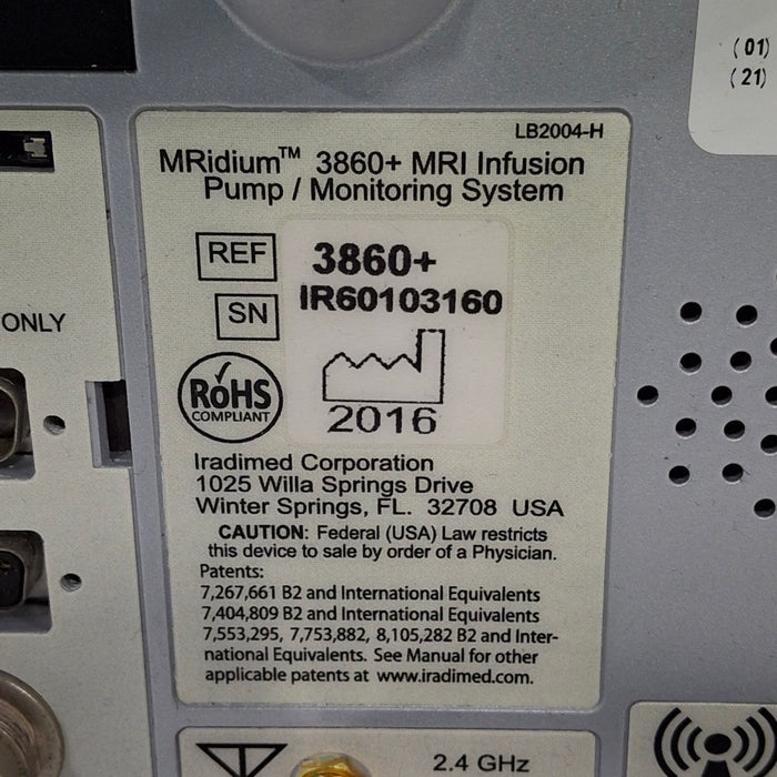 Iradimed Iradimed MRidium 3860+ w/3861 MRI Infusion Pump Infusion Pump reLink Medical
