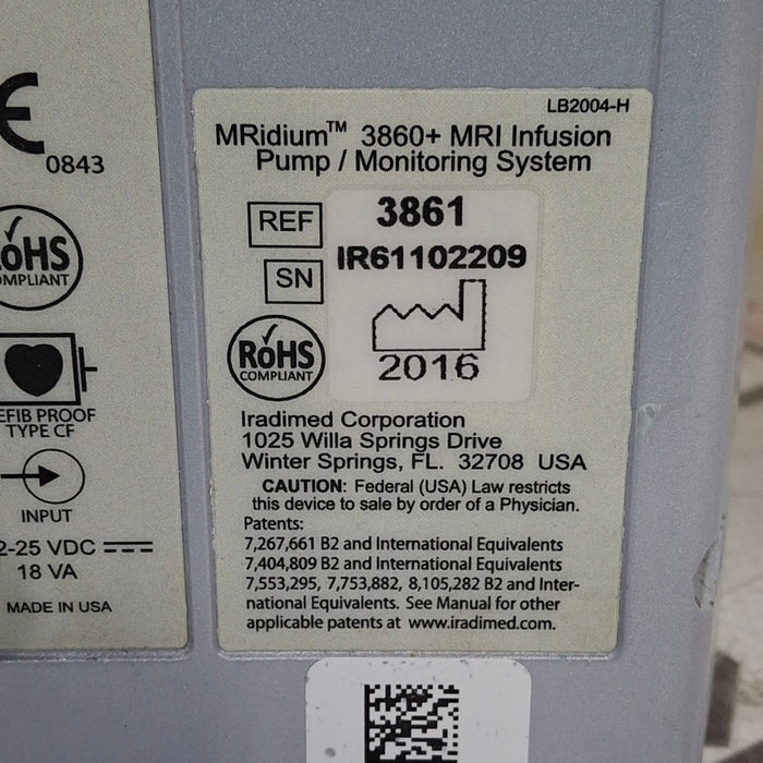 Iradimed Iradimed MRidium 3860+ w/3861 MRI Infusion Pump Infusion Pump reLink Medical