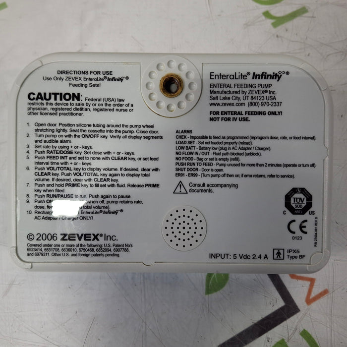 Moog Medical Moog Medical Enteralite Infinity Enteral Feeding Pump Infusion Pump reLink Medical