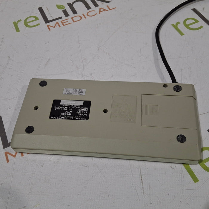 Olympus Olympus MH-199 Character Generator Keyboard Flexible Endoscopy reLink Medical