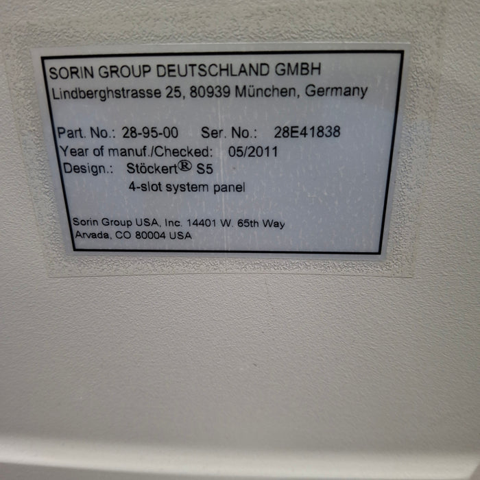 Stockert S5 Heart Lung System Heart-Lung Machine