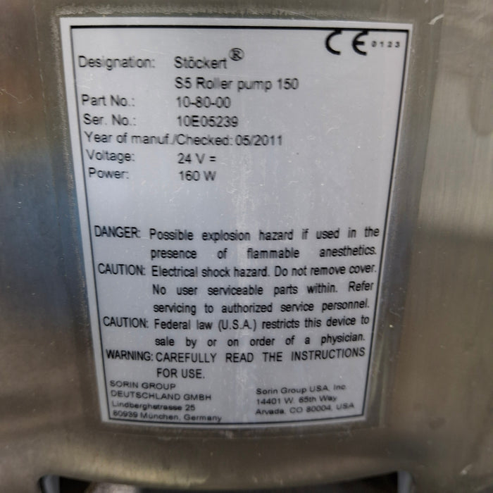 Stockert S5 Heart Lung System Heart-Lung Machine