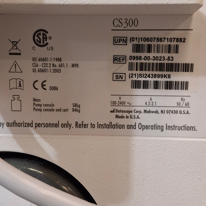 Datascope Datascope CS300 Intra Aortic Balloon Pump Perfusion reLink Medical