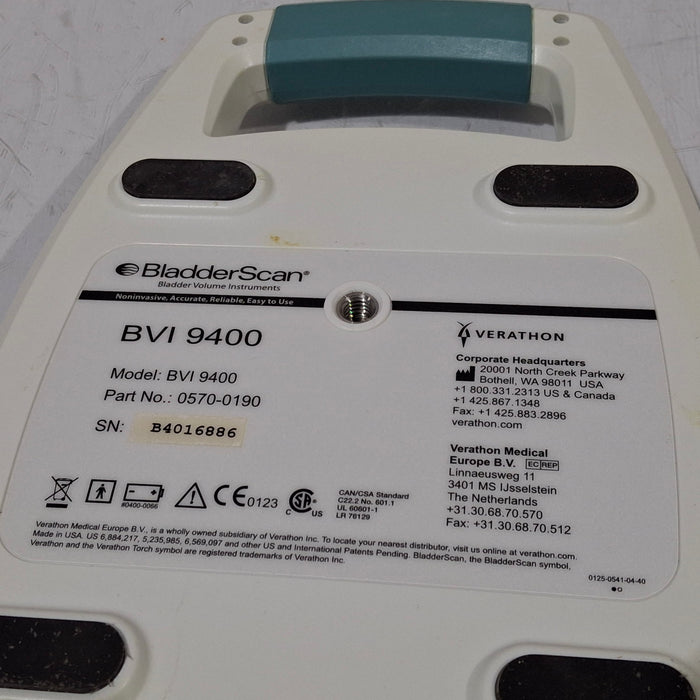 Verathon Medical, Inc BVI 9400 Bladderscan
