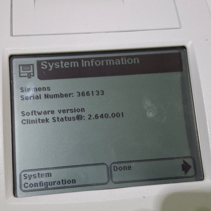Siemens Clinitek Status + Urine Analyzer