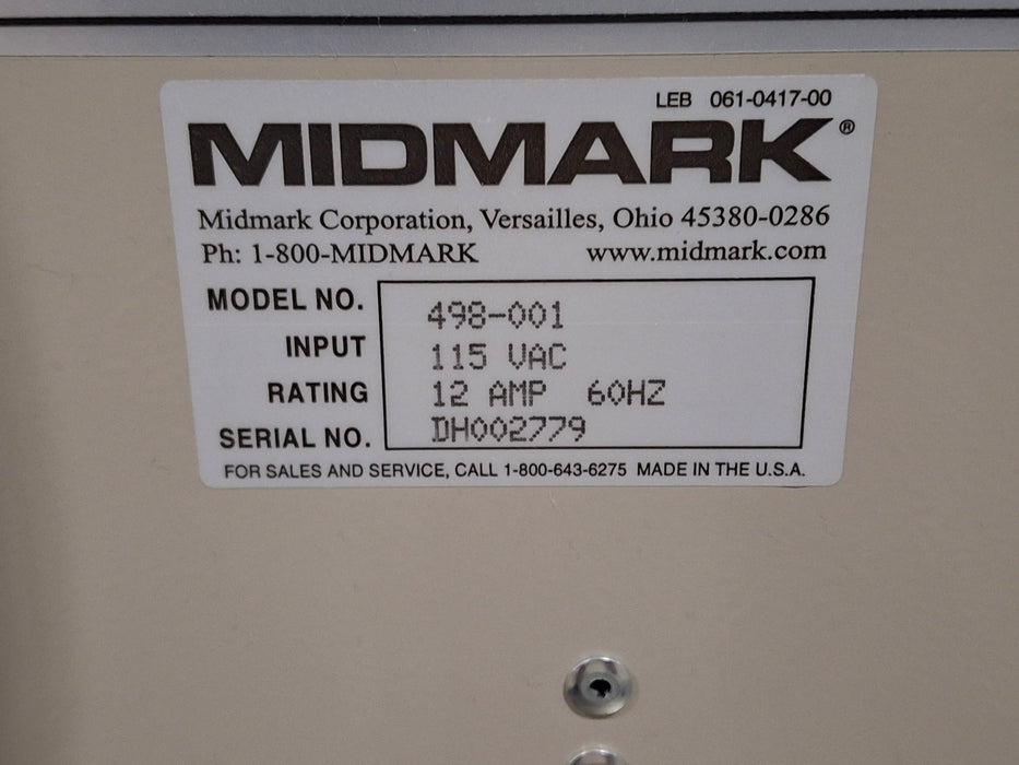 Midmark 498 ENT Cabinet