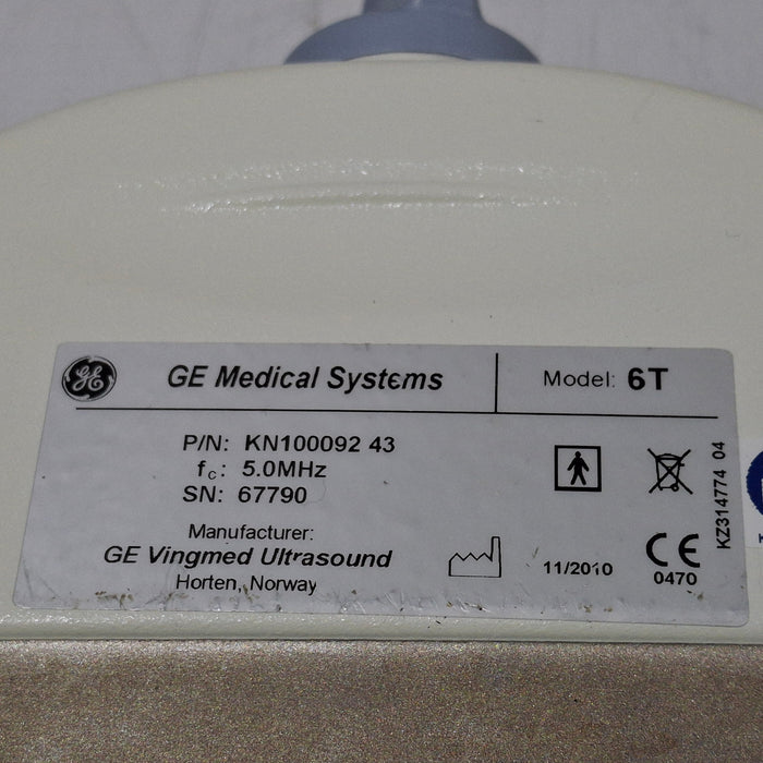 GE Healthcare 6T Transesophageal TEE Probe Transducer