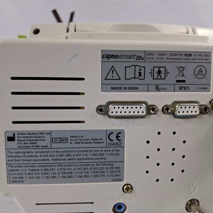Oridion Capnostream 20P Capnography Monitor