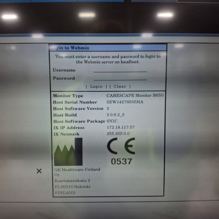 GE Healthcare GE Healthcare Carescape B650 Patient Monitor Patient Monitors reLink Medical