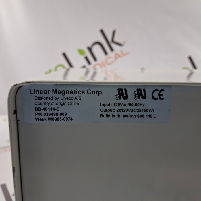 Linear Magnetics Corp 036488-009 2x 120Vac/2x 450VA BB40114-C Power Supply