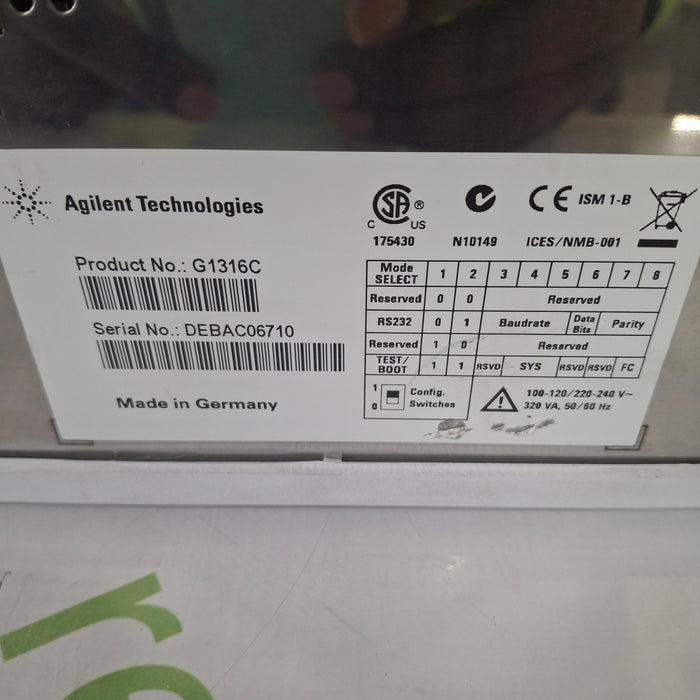 Agilent Agilent 1290 Series G1316C TCC SL Thermostatted Column Compartment Research Lab reLink Medical