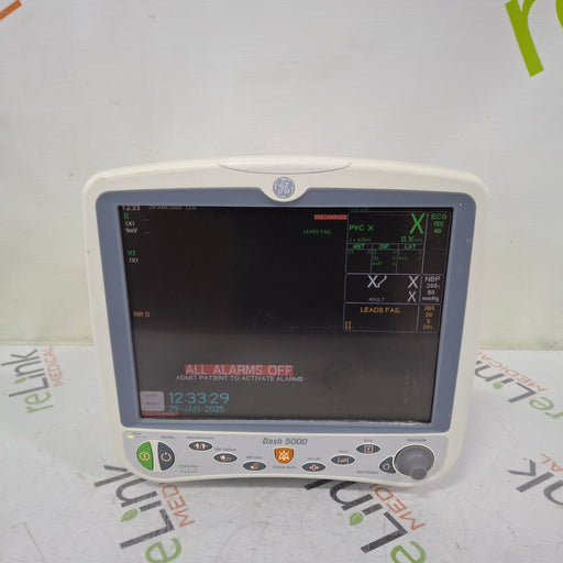 GE Healthcare GE Healthcare Dash 5000 - GE/Nellcor SpO2 Patient Monitor Patient Monitors reLink Medical