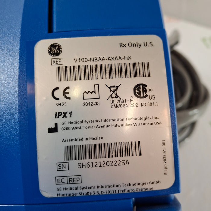 GE Healthcare GE Healthcare Dinamap V100 - NIBP, SpO2, Temp Vital Signs Monitor Patient Monitors reLink Medical